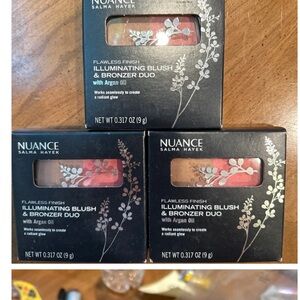3 Nuance bronzer blush duo Golden pink new